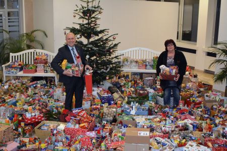 Weihnachtspäckchenaktion ein voller Erfolg